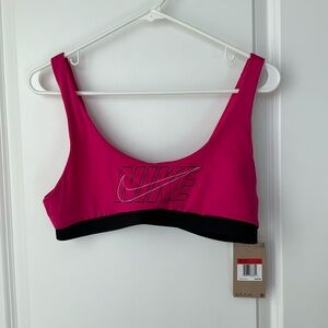 Pink Nike Swim Top Large
